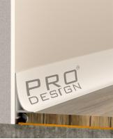 Плинтус Pro Design Corner L 584 Белый муар 2700мм (пружины в комплект не входят)