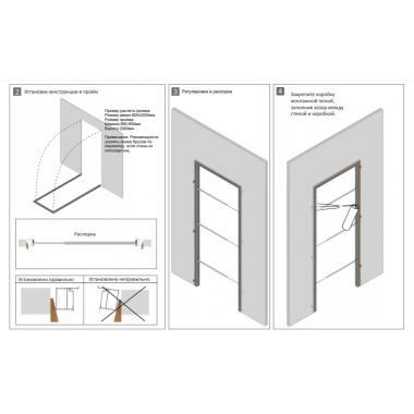 Комплект скрытой двери PRO DESIGN UNIVERSAL PANEL HPL