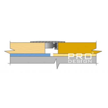 Порог алюминиевый Pro Design Doorstep 571 Белый муар 900мм(4 пружины в комплекте)