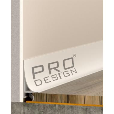 Плинтус Pro Design Corner L 584 Белый муар 2700мм (пружины в комплект не входят)